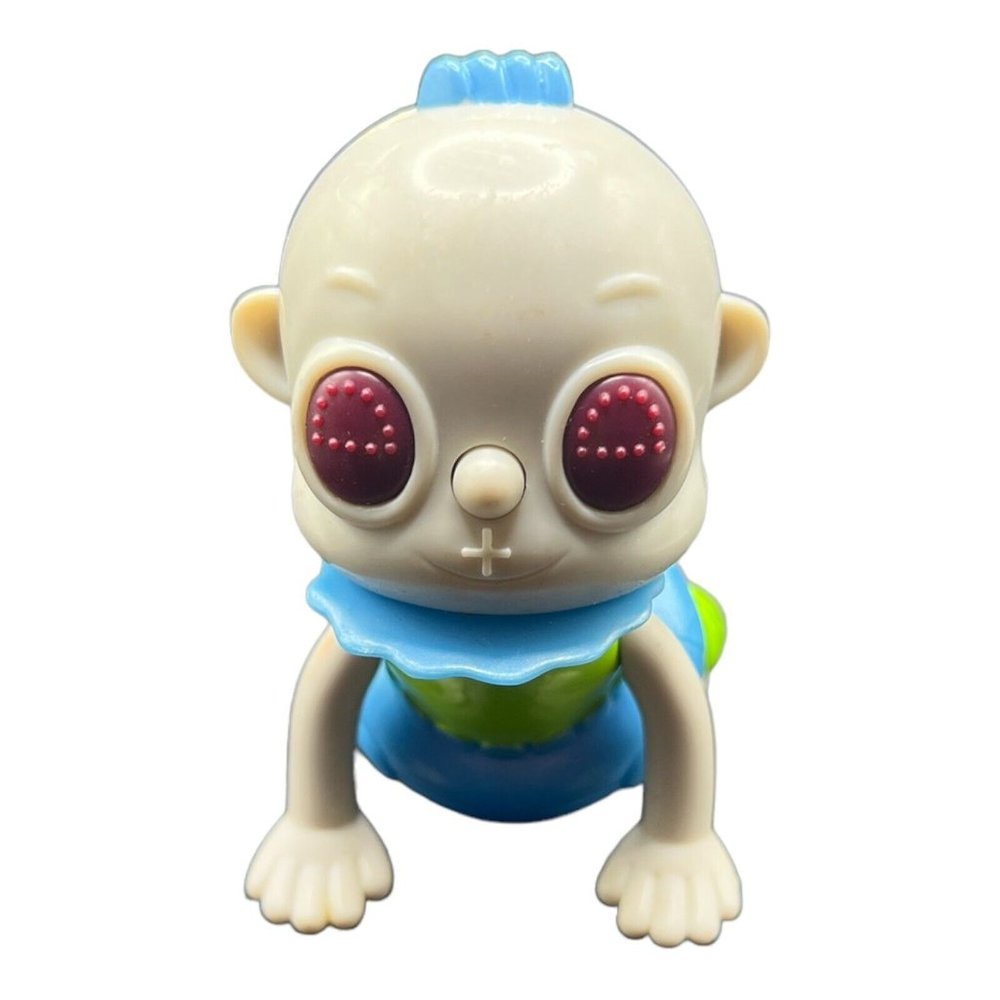 2002 Sega Toys ROBO BABY #6 Creepy Musical Mini Robot McDonalds Happy Meal Toy